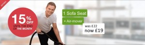 Sofa seat and air-mover deal